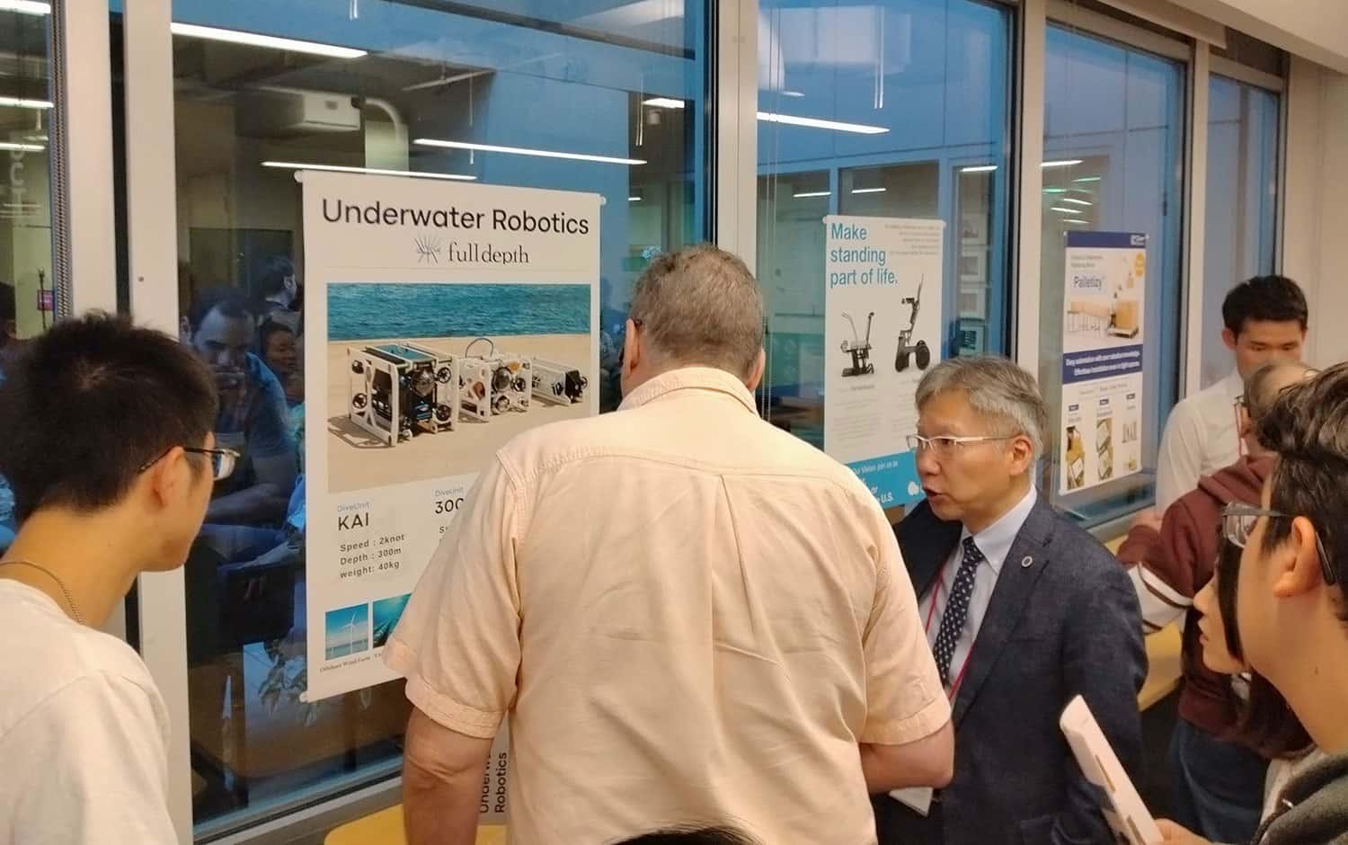 FullDepth representative, a University of Tsukuba venture, responding to direct questions