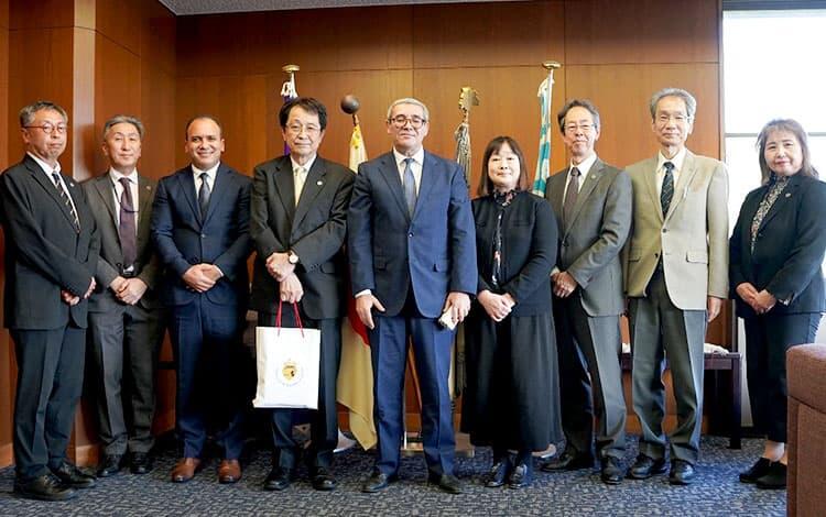 Ambassador of Tunisia Visits President NAGATA to Strengthen Ties