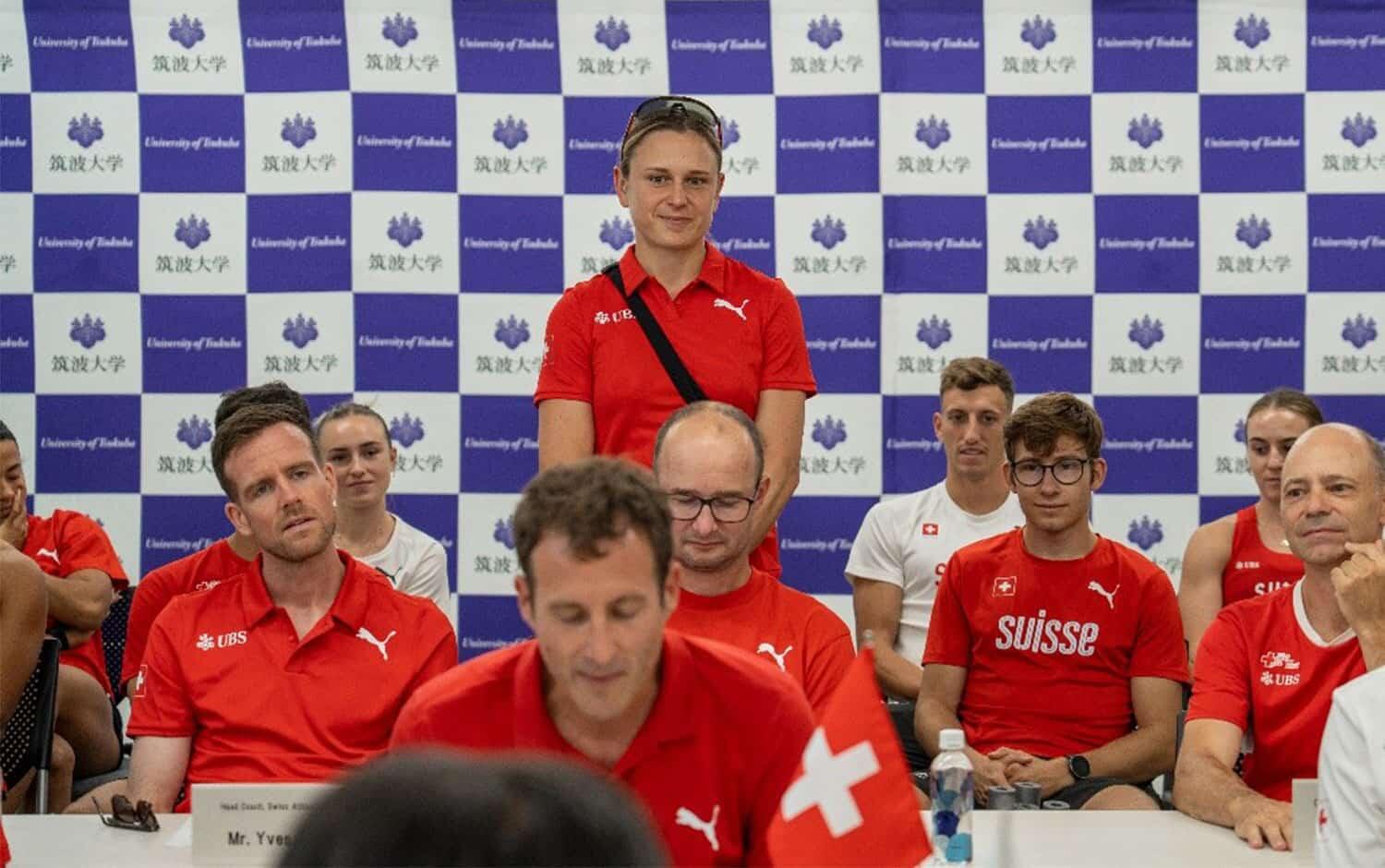 Swiss National Athletics Team made a Courtesy Call to our President