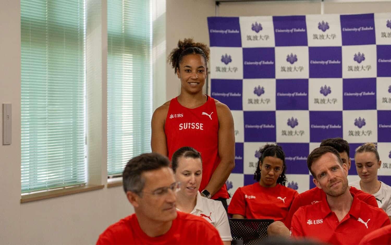 Swiss National Athletics Team made a Courtesy Call to our President
