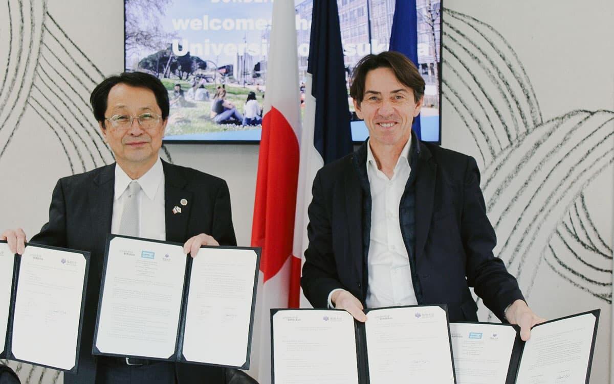 Signing Ceremony with the University of Bordeaux