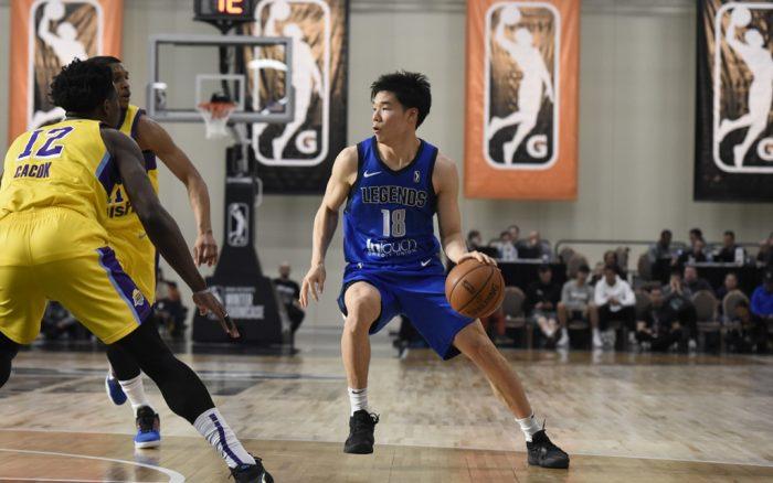 馬場 雄大さん　バスケットボール試合風景