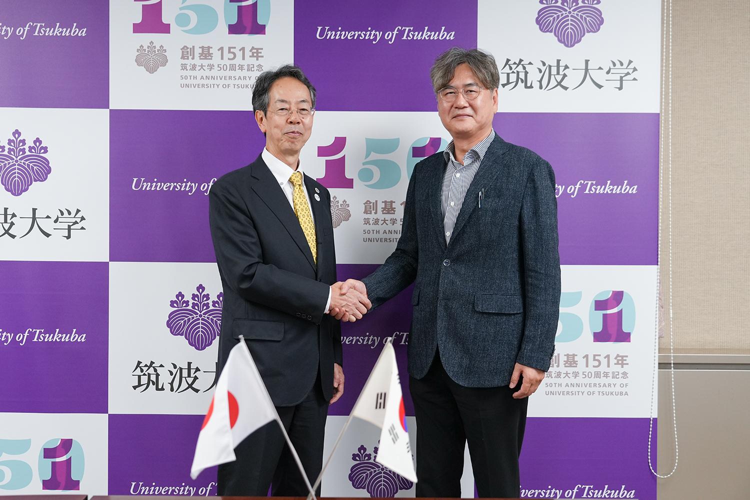 池田副学長及び Cheol-Won Yun学部長