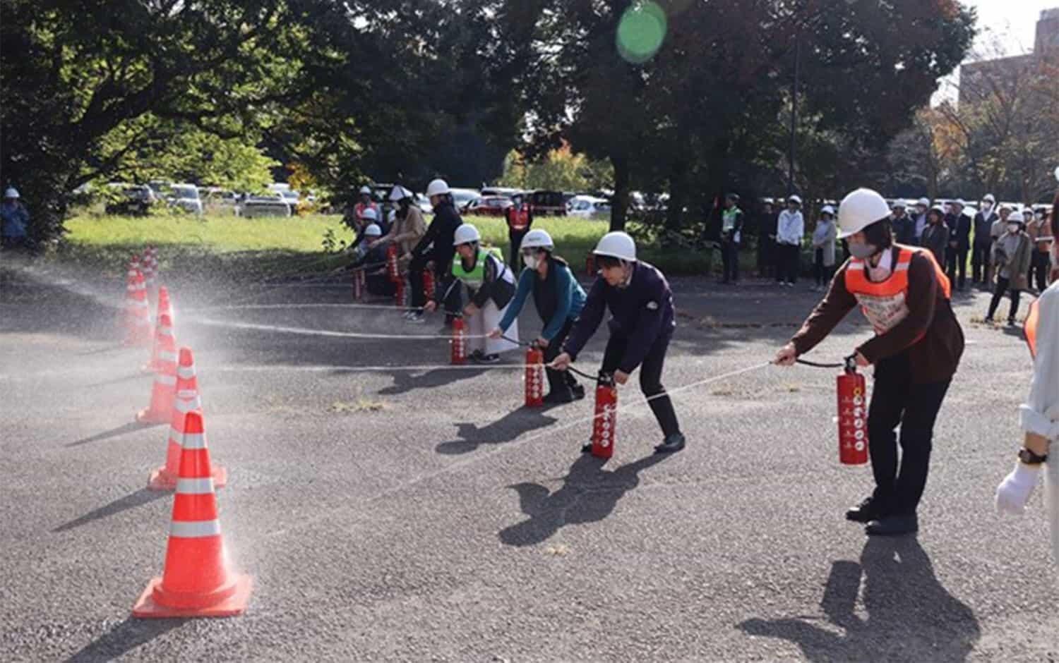 防災訓練の様子