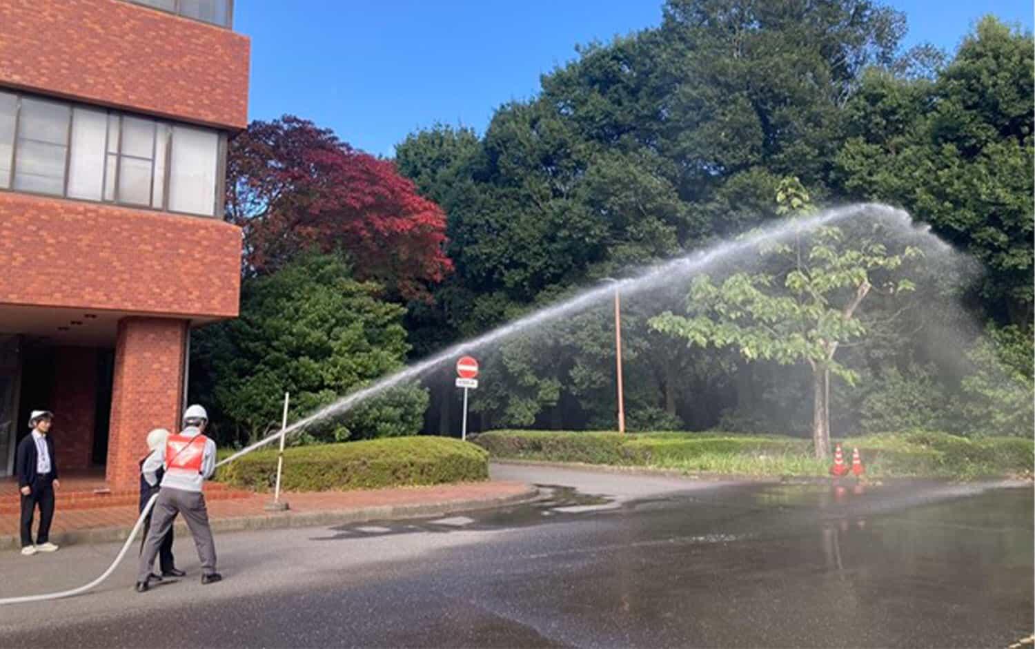 防災訓練の様子