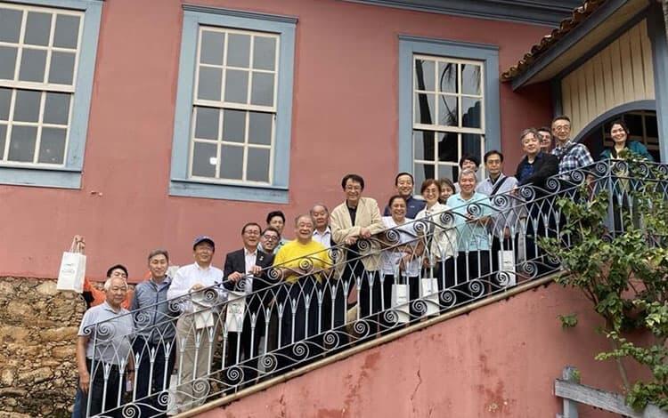 アリアンサ農園視察の様子：集合写真