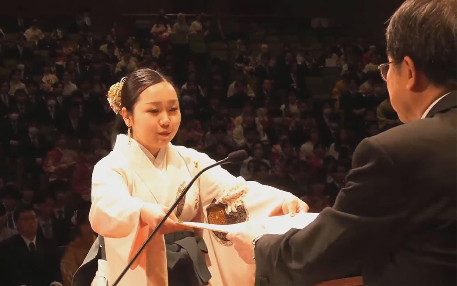 卒業式・学位記授与式の写真