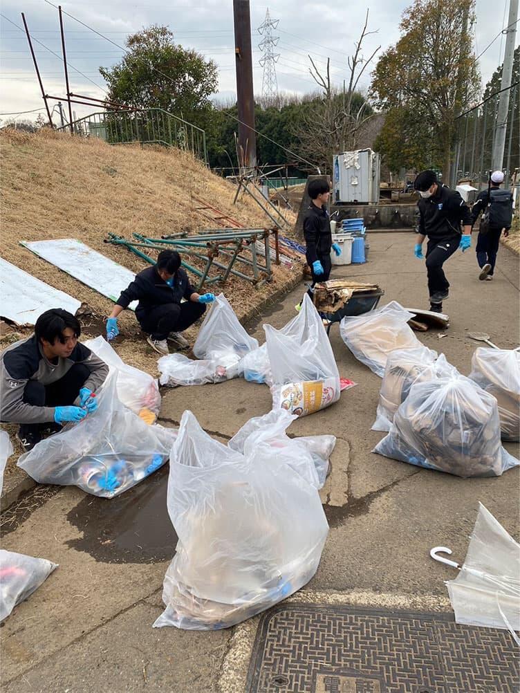 清掃活動の写真