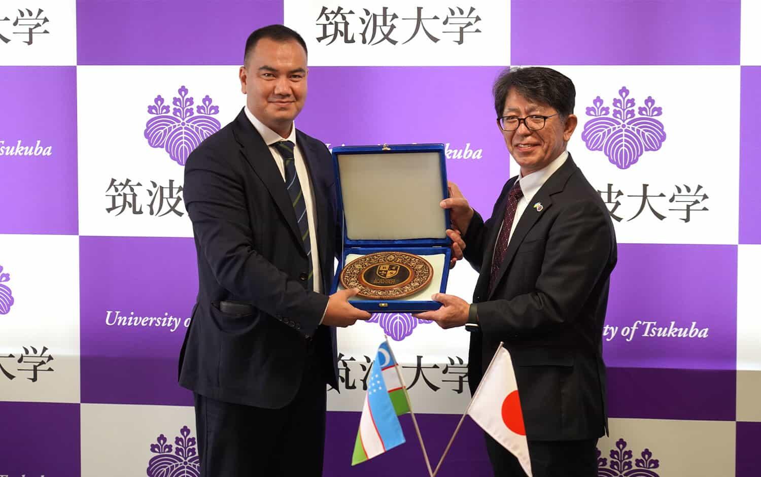 Delegation from University of Business and Science of Uzbekistan Visits University of Tsukuba