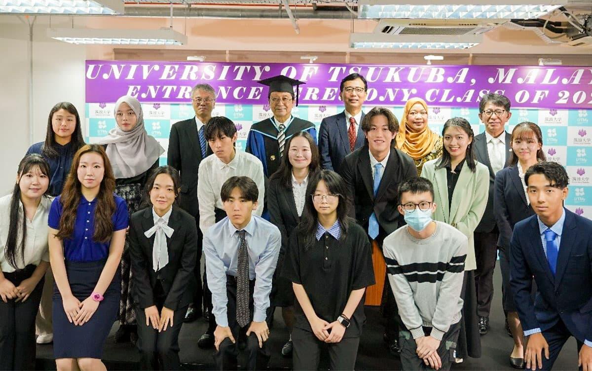 Group photo at the entrance ceremony
